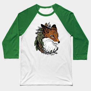 Woodland fox Baseball T-Shirt